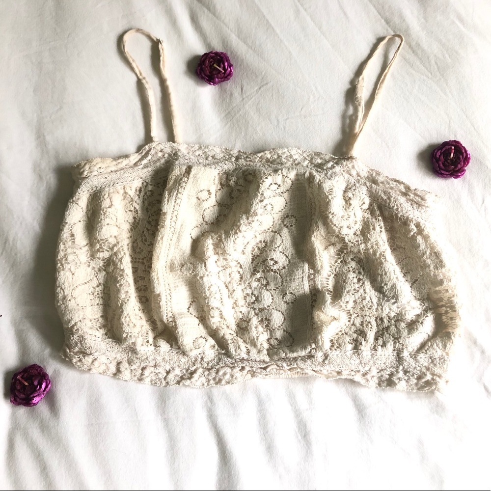Lace crop top
